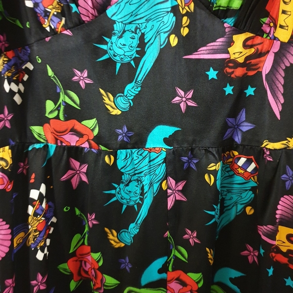 Betsey Johnson x Mark Mahoney Colourful Slip Dress - Picture 3 of 4